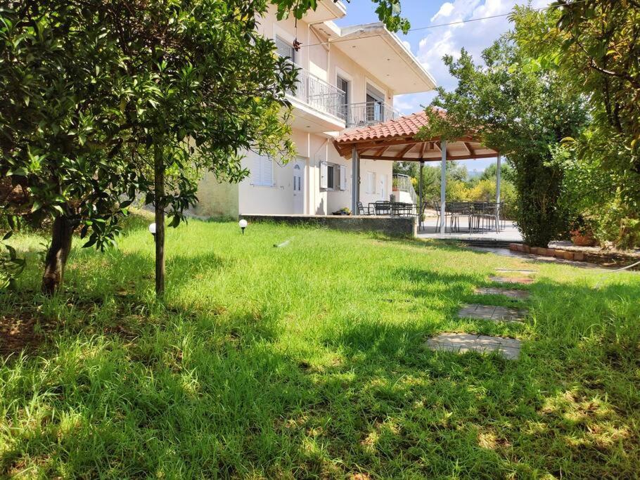 Zahrada ubytování Bouka Apartment
