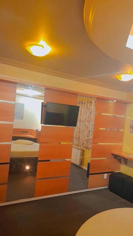 TV a/nebo společenská místnost v ubytování Motel Avenida (Adult Only)