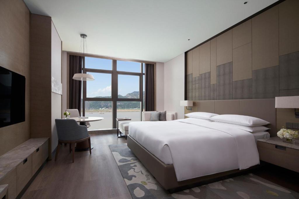 Wenzhou Marriott Hotel - Quarto King Com Vista Rio
