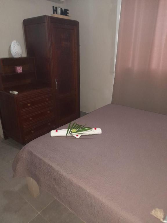 Postel nebo postele na pokoji v ubytování VILLA CAPACITE 6 PERSONNES PROCHE PLAGES DU Sud