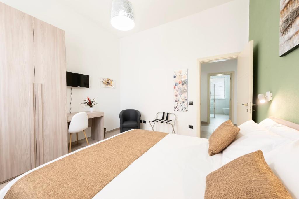 Postel nebo postele na pokoji v ubytování B&b Casa Spano