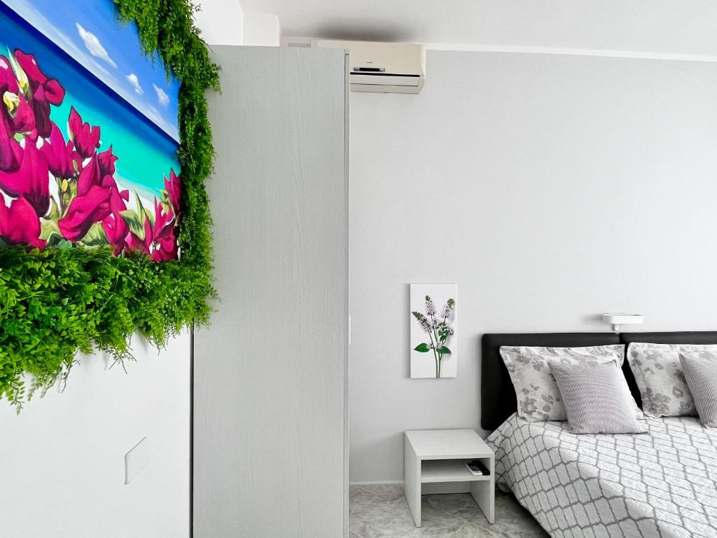 Postel nebo postele na pokoji v ubytování Innsud