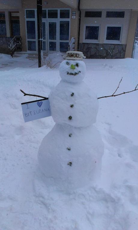 Byt Zuzana during the winter