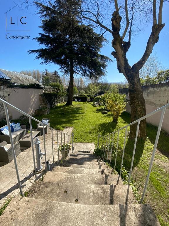 Vonkajšia záhrada v ubytovaní Gîte Saint Joseph