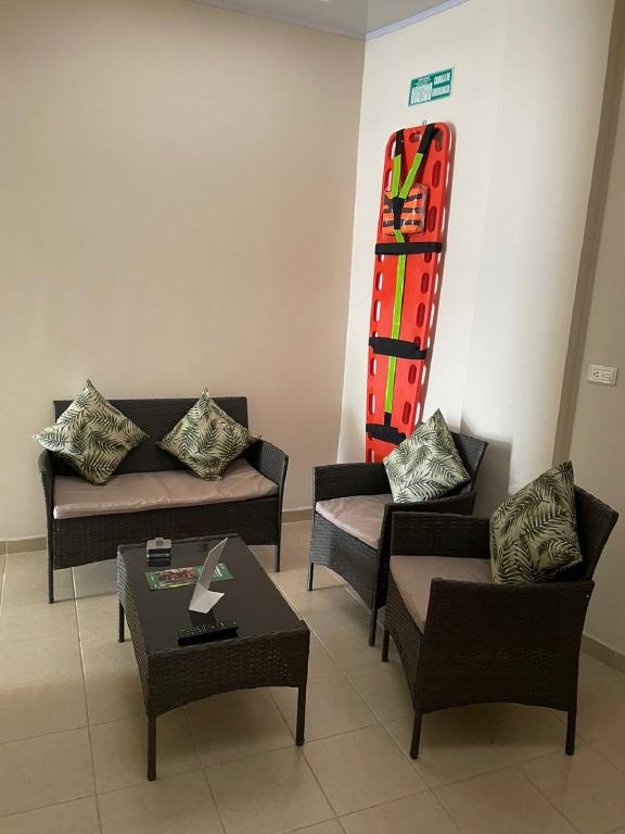 Posezení v ubytování Hotel el Turista