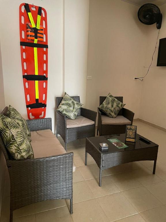 Posezení v ubytování Hotel el Turista