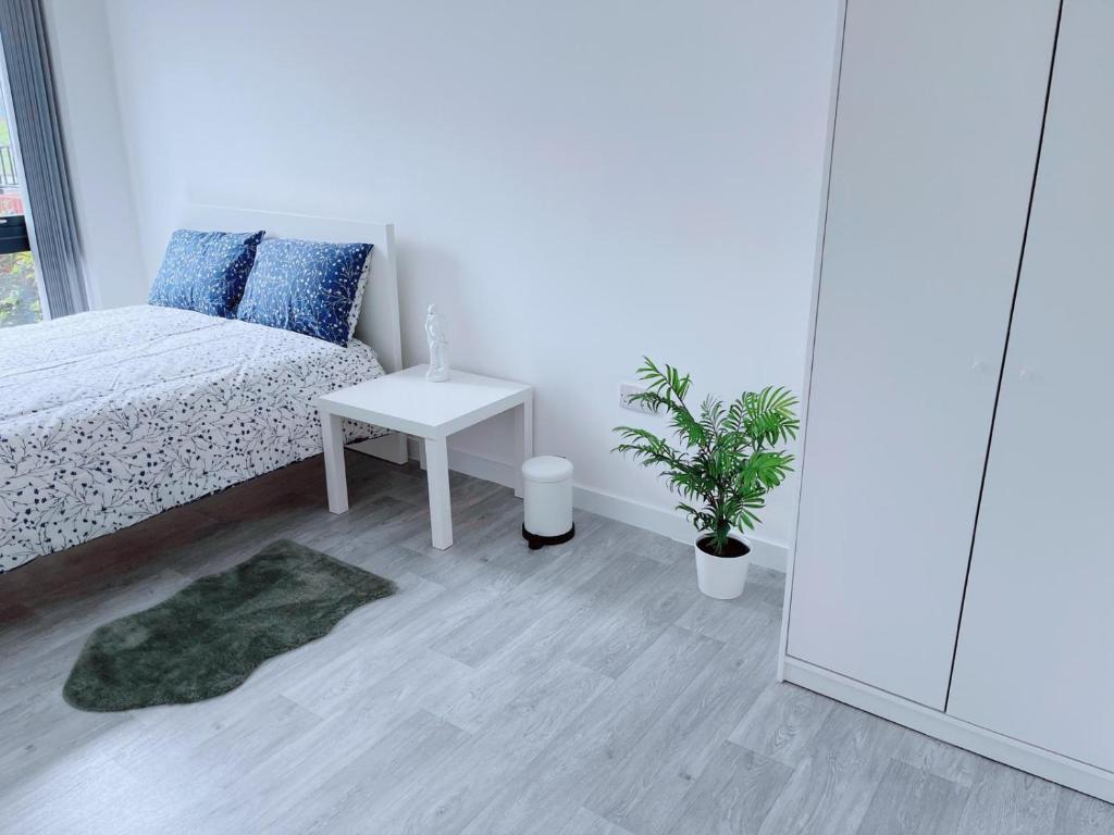 Postel nebo postele na pokoji v ubytování Modern House