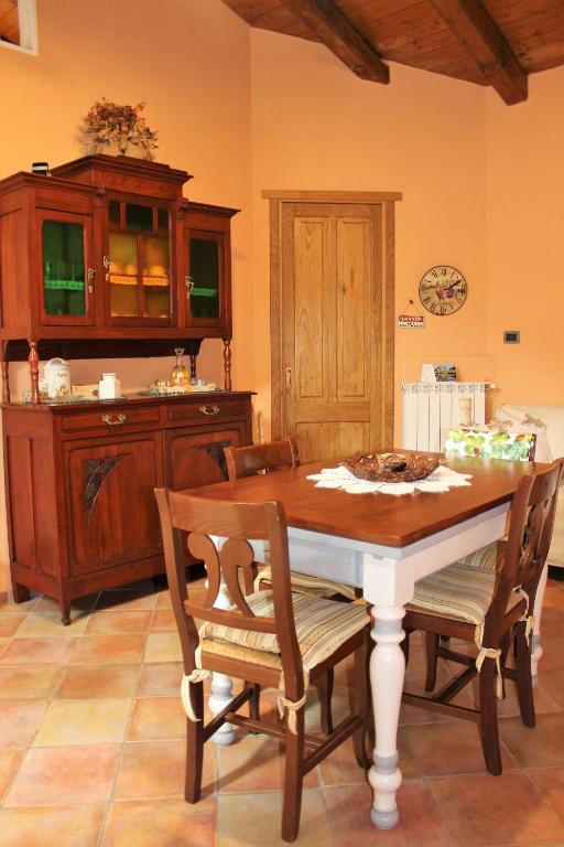 Kuchyň nebo kuchyňský kout v ubytování Casa Coccinella Valdieri