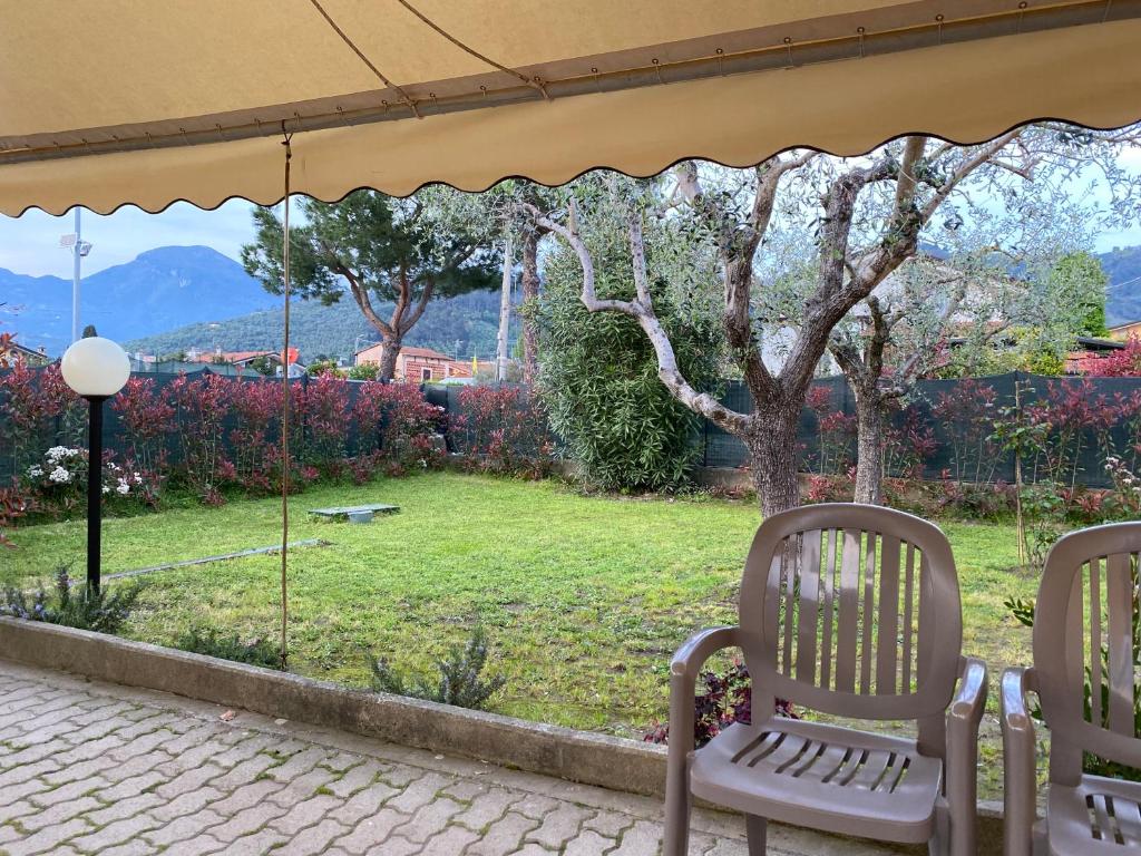 A garden outside Casa versilia