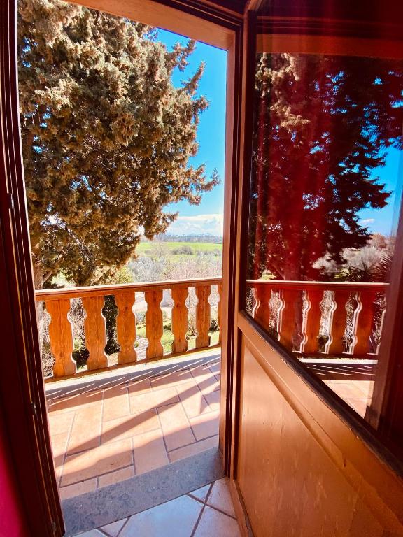 Balkón nebo terasa v ubytování Poggio dei cavalieri