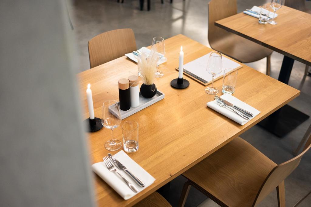 Nápoje v ubytování Coreum Hotel