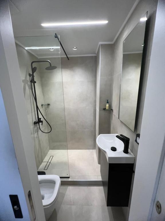 A bathroom at Sarwnisland
