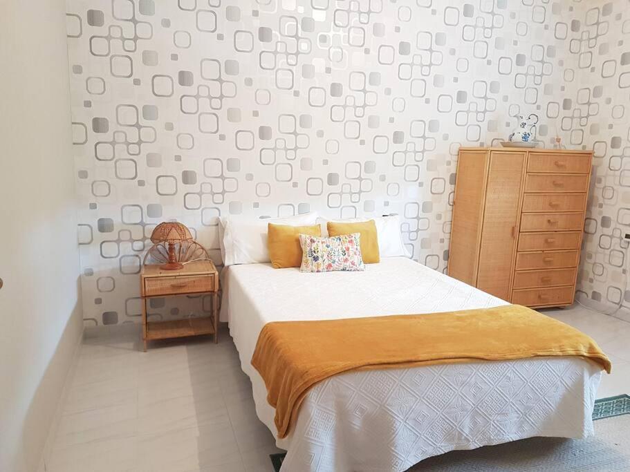 Postel nebo postele na pokoji v ubytování villa ponderosa