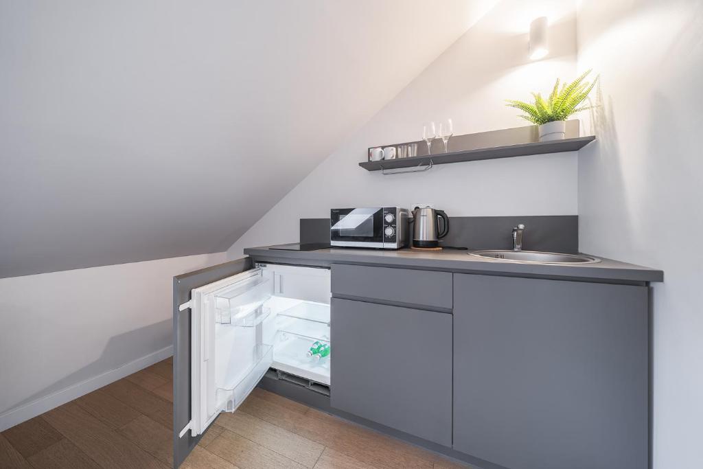 Kuchyň nebo kuchyňský kout v ubytování Lollo Residence - Lollo Luxury