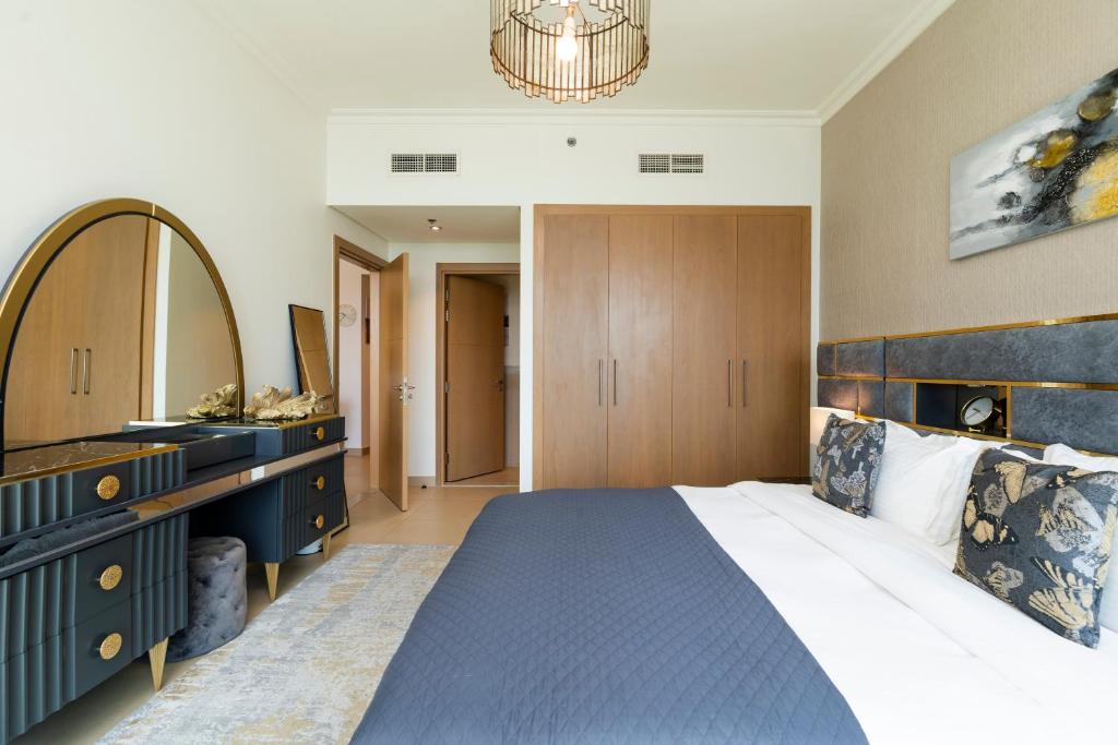Prestige Living 1BR با نمای کامل برج خلیفه توسط Auberge