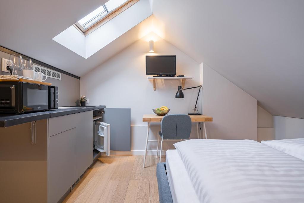 Kuchyň nebo kuchyňský kout v ubytování Lollo Residence - Lollo Luxury