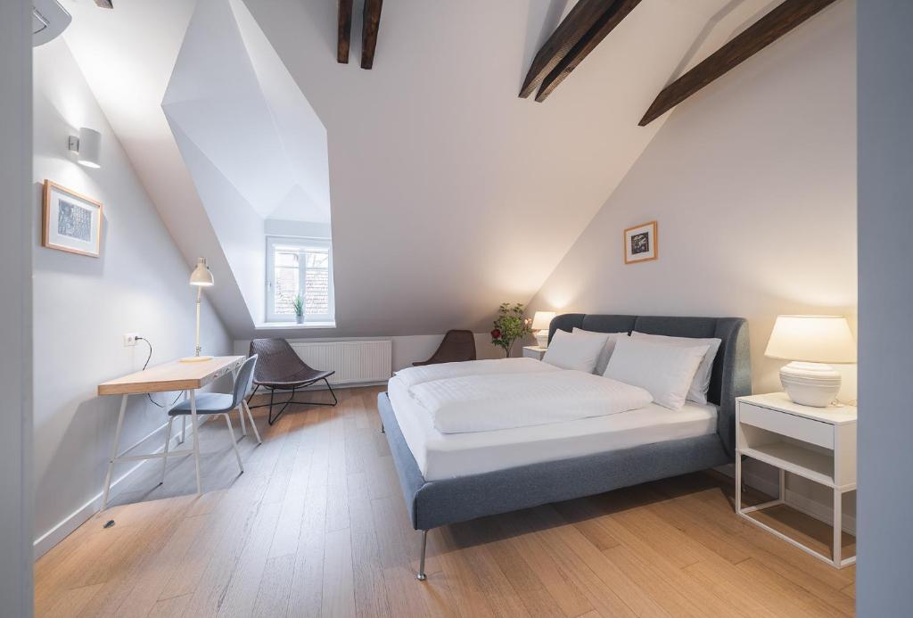 Postel nebo postele na pokoji v ubytování Lollo Residence - Lollo Luxury