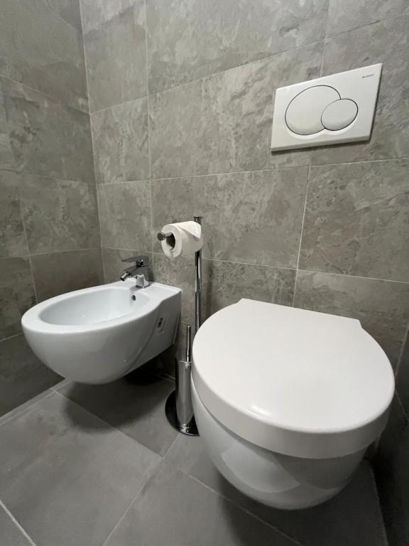 A bathroom at Casa romantica sul lago di Como