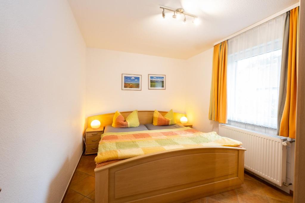 Postel nebo postele na pokoji v ubytování Haus 2