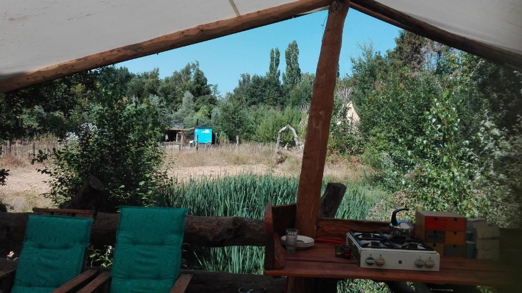 Zahrada ubytování Ecostay de Wildernis