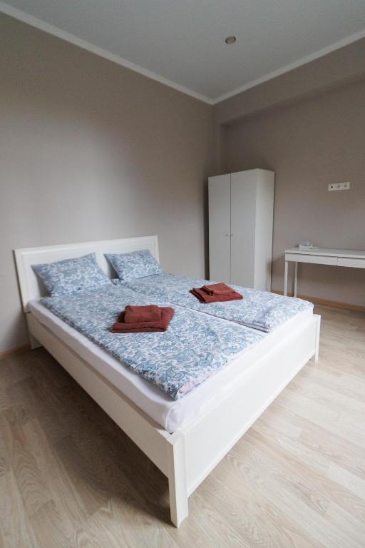 Postel nebo postele na pokoji v ubytování Apartments na Beregu