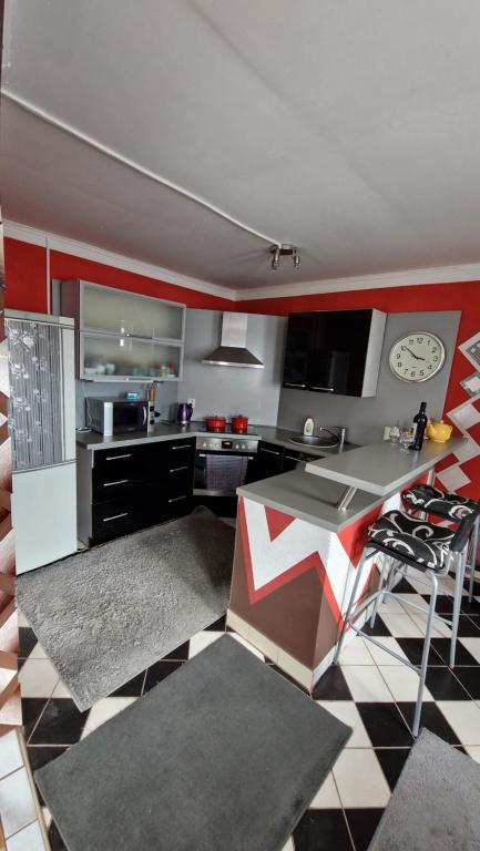 Kuchyň nebo kuchyňský kout v ubytování Samostatný domeček