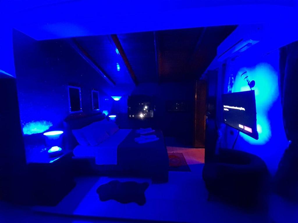 Postel nebo postele na pokoji v ubytování Luxury b&b Le Rocce