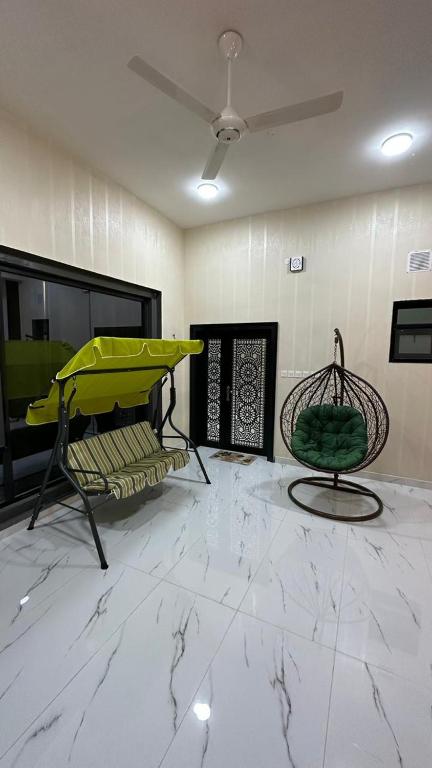 Posezení v ubytování استراحة المرجانalmarjan chalet