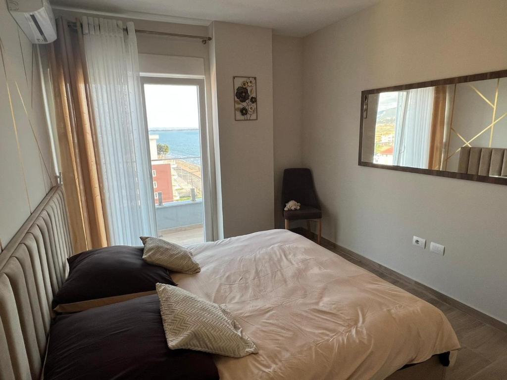 Postel nebo postele na pokoji v ubytování Anchor Apartments