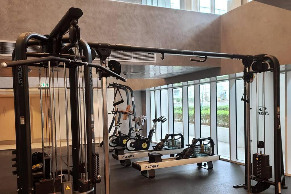 Fitness centrum a/nebo fitness zařízení v ubytování Luxury apartment in Yas Island