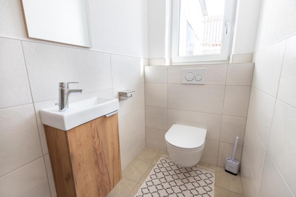 Koupelna v ubytování Ferienwohnung Pedit