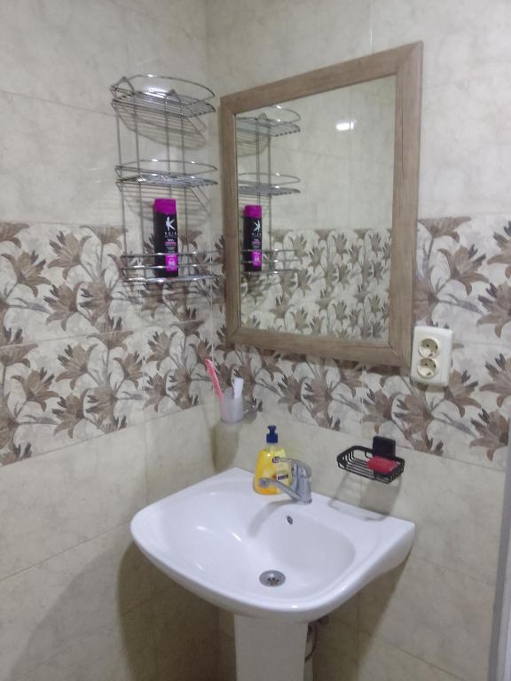 Koupelna v ubytování Nino Apartement Zugdidi