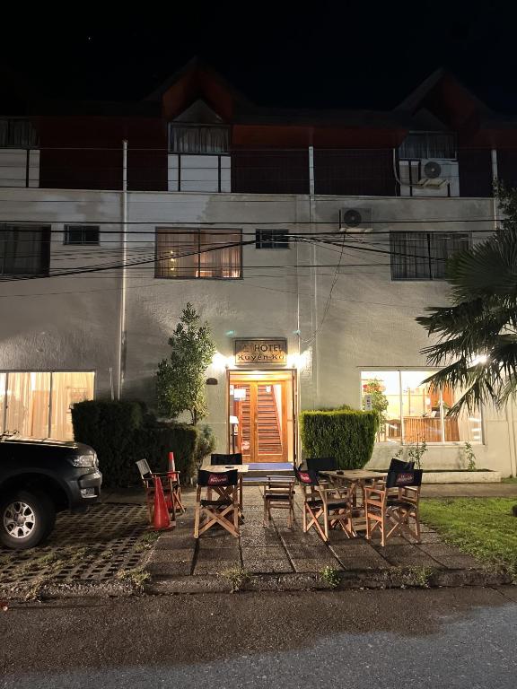 O edifício em que o hotel se localiza