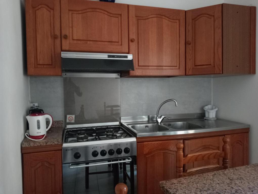 Kuchyňa alebo kuchynka v ubytovaní Casa Azzurra