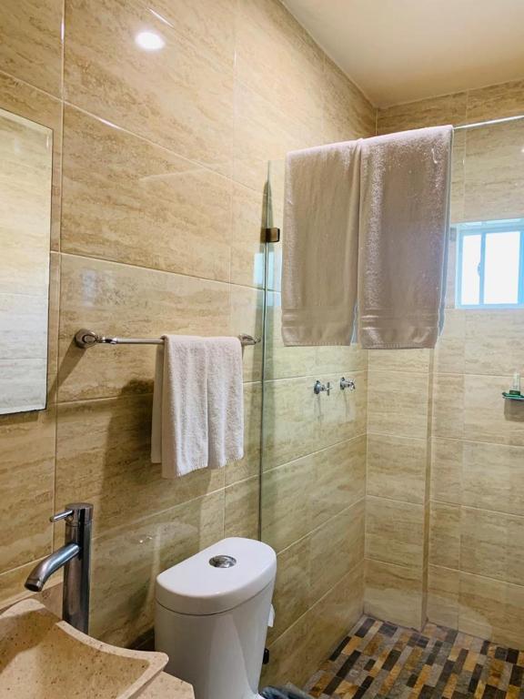 Koupelna v ubytování Hotel Boutique Rosa de Lima