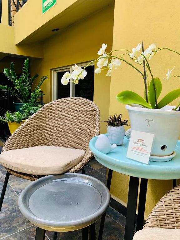 Posezení v ubytování Hotel Boutique Rosa de Lima