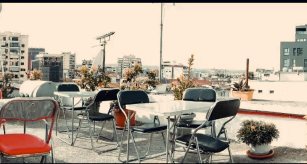 Area soggiorno di Tirana Central GuestHouse