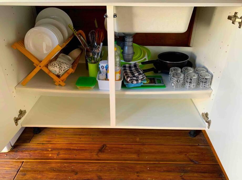 Kuchyň nebo kuchyňský kout v ubytování Bungalow Ti Kako
