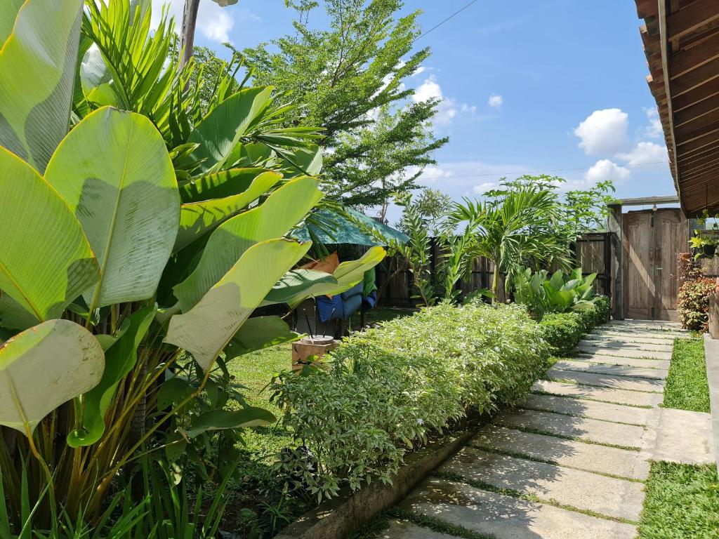 Zahrada ubytování Villa Kayu Yogyakarta