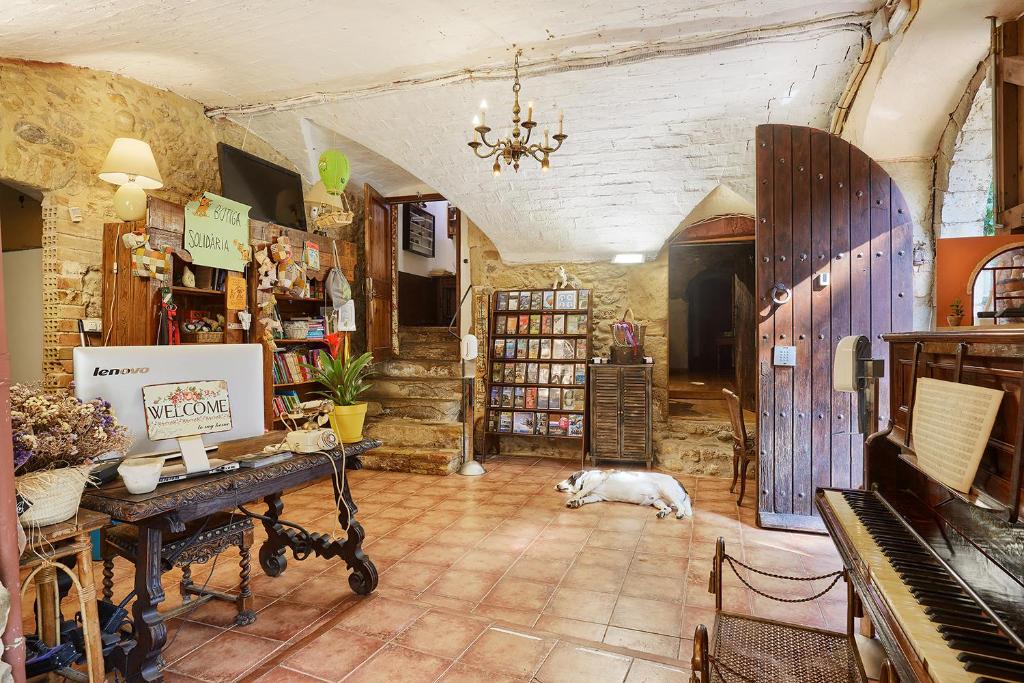 Posezení v ubytování B&B Mas Torrencito Pet Friendly