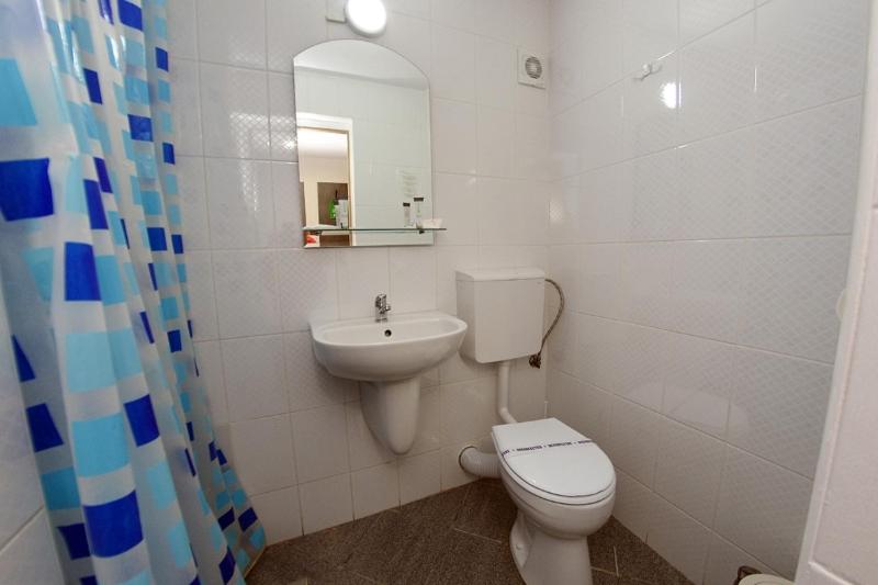 Koupelna v ubytování Hotel Victoria