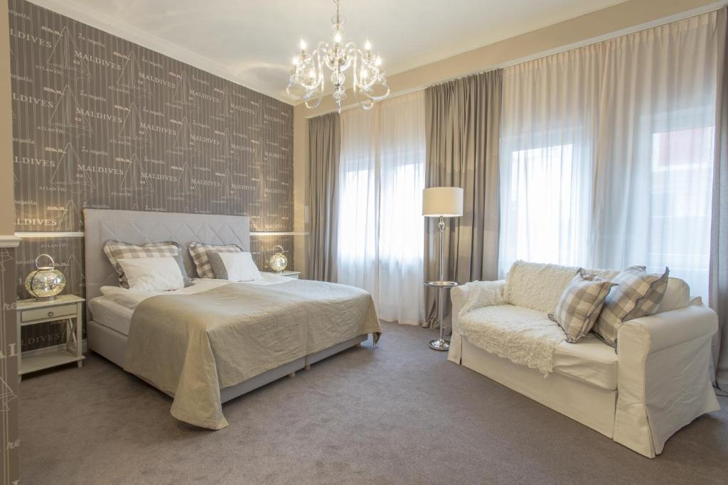 Postel nebo postele na pokoji v ubytování Hotel Wodnik
