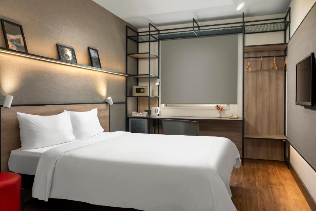 Cama ou camas em um quarto em Ibis Istanbul Zeytinburnu