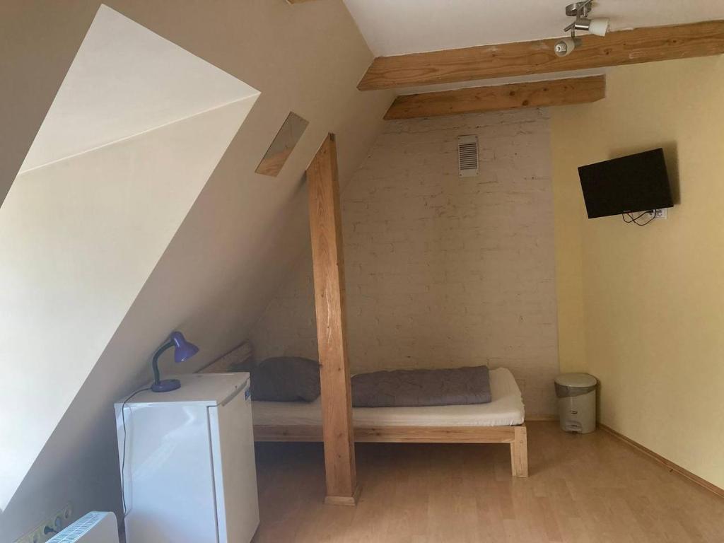 TV a/nebo společenská místnost v ubytování Hostel Filaretai