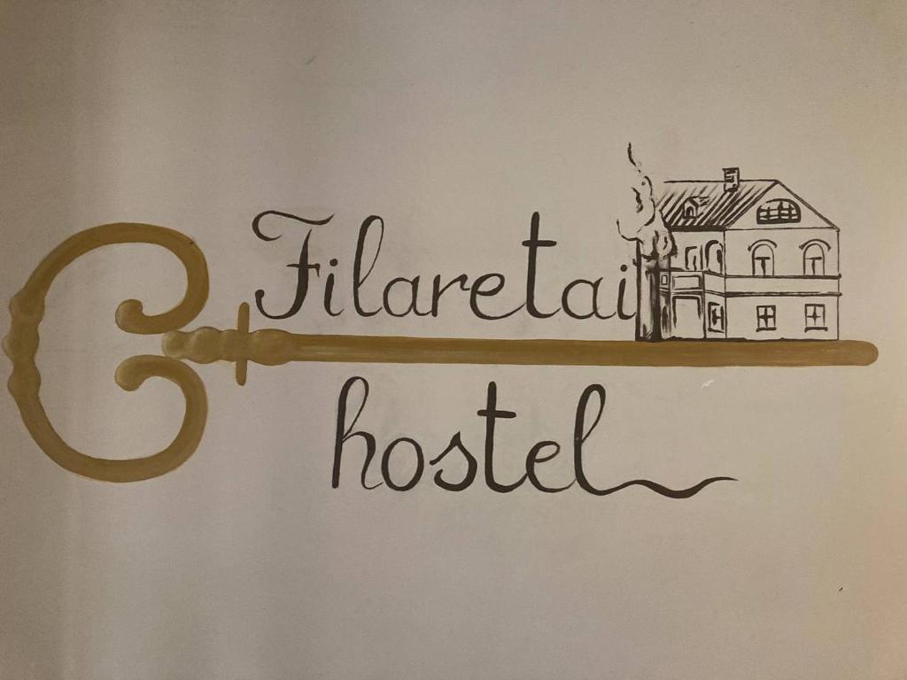 Certifikát, hodnocení, plakát nebo jiný dokument vystavený v ubytování Hostel Filaretai