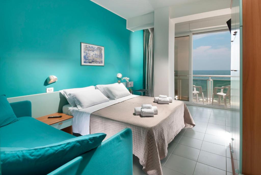 Posezení v ubytování Hotel International direttamente sulla Sabbia