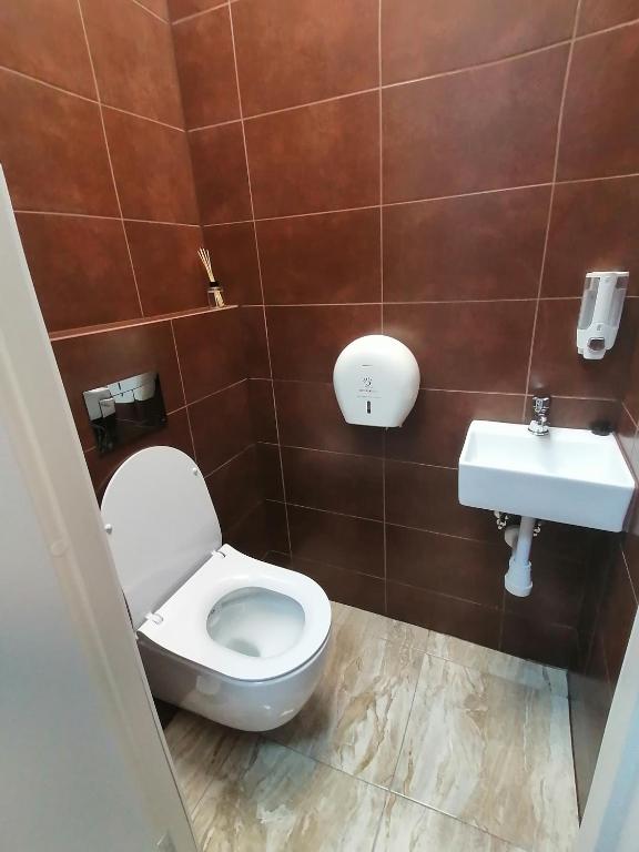 Koupelna v ubytování BAZZE