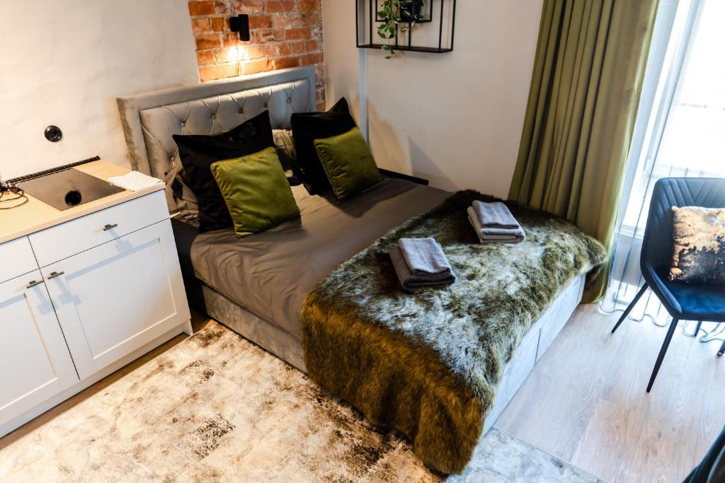 Kuchyň nebo kuchyňský kout v ubytování Dreamstay Avangard - shared Roof Terrace, High speed Wifi 200 Mbps & Gym