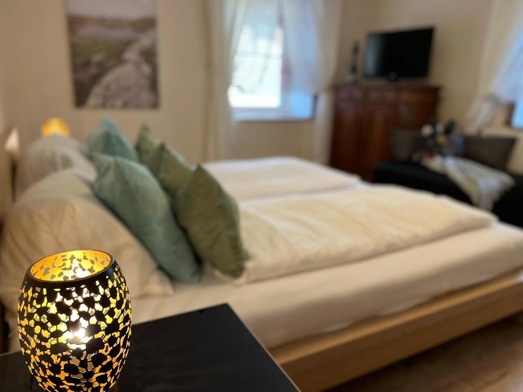 Postel nebo postele na pokoji v ubytování Perau in Gmünd