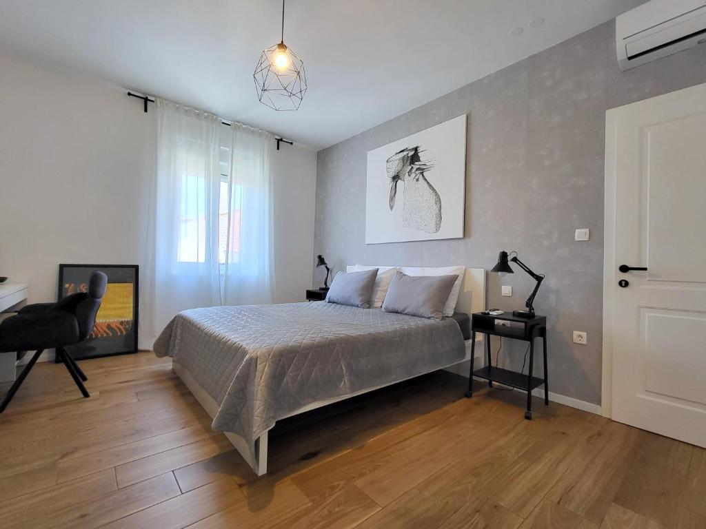 Postel nebo postele na pokoji v ubytování Central rooms
